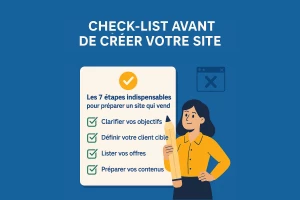Check-list avant de créer votre site